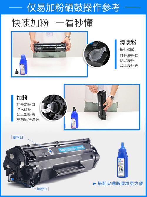 惠普m1136硒鼓如何加碳粉，惠普m1136mfp怎么加碳粉-第2张图片-优品飞百科