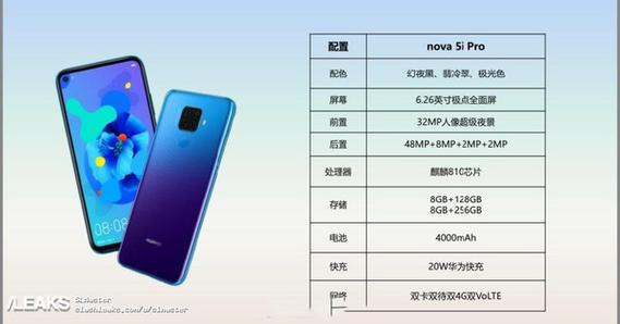 华为nova5ipro充电多少瓦，nova5ipro充电功率？-第2张图片-优品飞百科