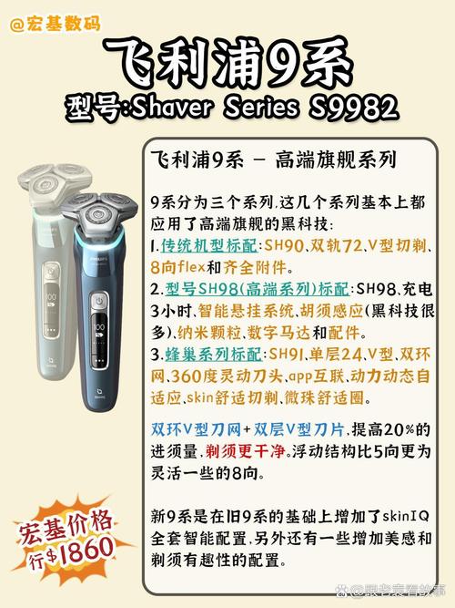 飞利浦电动剃须刀哪个好？飞利浦电动剃须刀系列区别？-第7张图片-优品飞百科