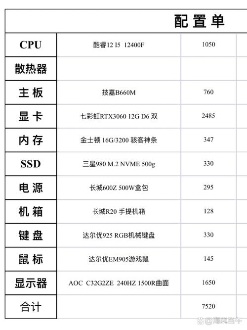 台式机组装电脑配置推荐，台式组装机配置单推荐2021-第7张图片-优品飞百科