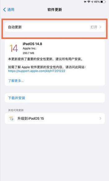 ipad版本怎么升级？ipad版本怎么升级不了怎么回事？-第4张图片-优品飞百科