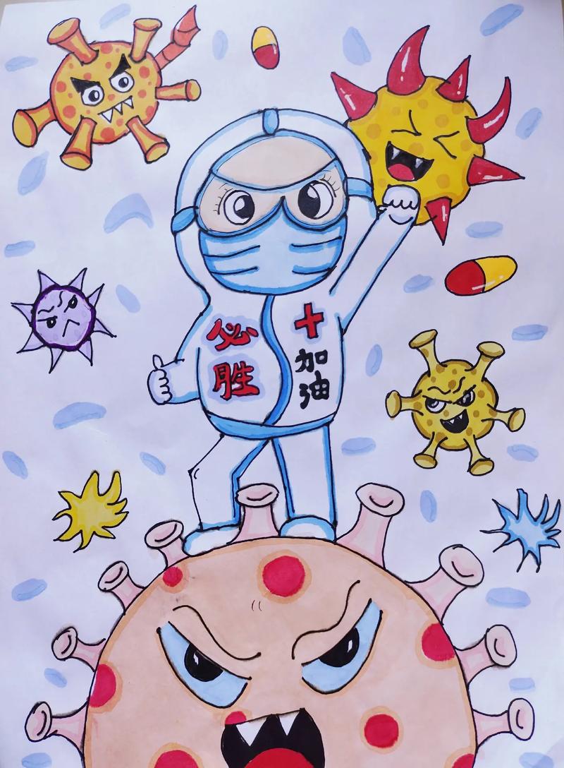 初二画疫情，手绘疫情画面？-第4张图片-优品飞百科