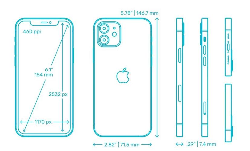 iphone12mini长宽多少厘米，苹果12 mini的长度是多少？-第2张图片-优品飞百科