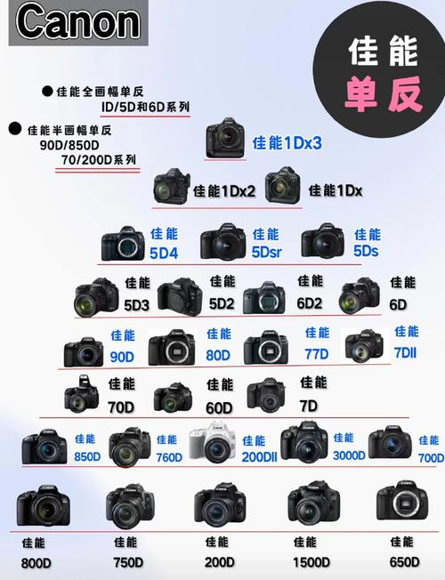佳能5d系列和6d系列区别，佳能5d和6d的区别？
