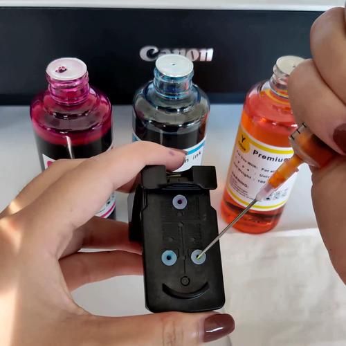 佳能打印机换墨盒教程，佳能打印机的墨盒怎么换