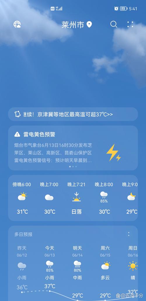 今日莱州天气预报，今日莱州天气预报查询-第2张图片-优品飞百科