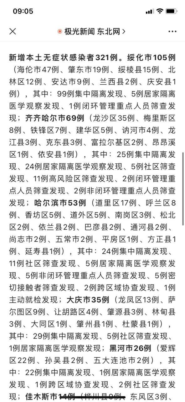 哈尔滨各个区疫情，哈尔滨各个区疫情最新情况？-第4张图片-优品飞百科