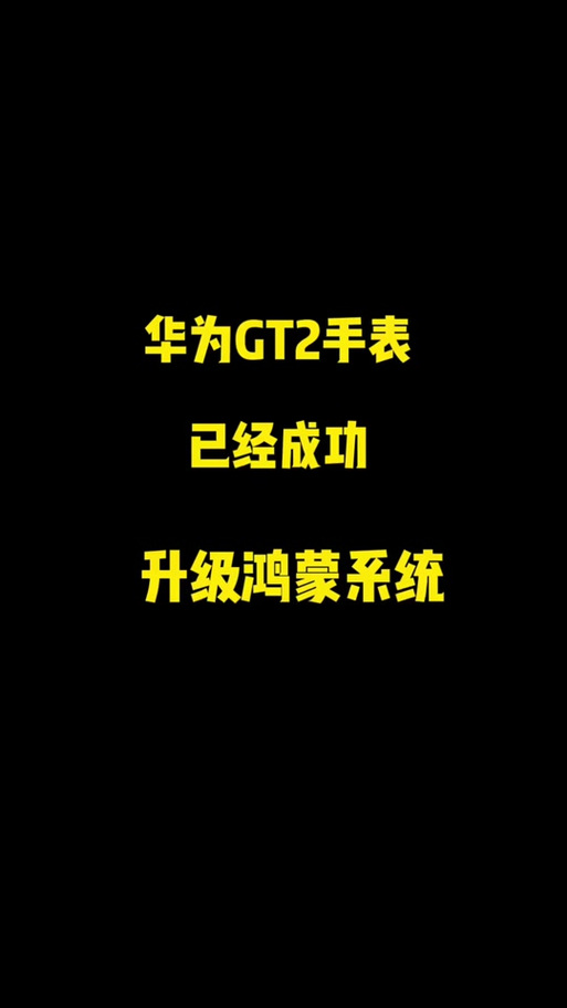 华为gt2pro可以升级鸿蒙吗？华为gt2pro能不能更新鸿蒙？-第2张图片-优品飞百科
