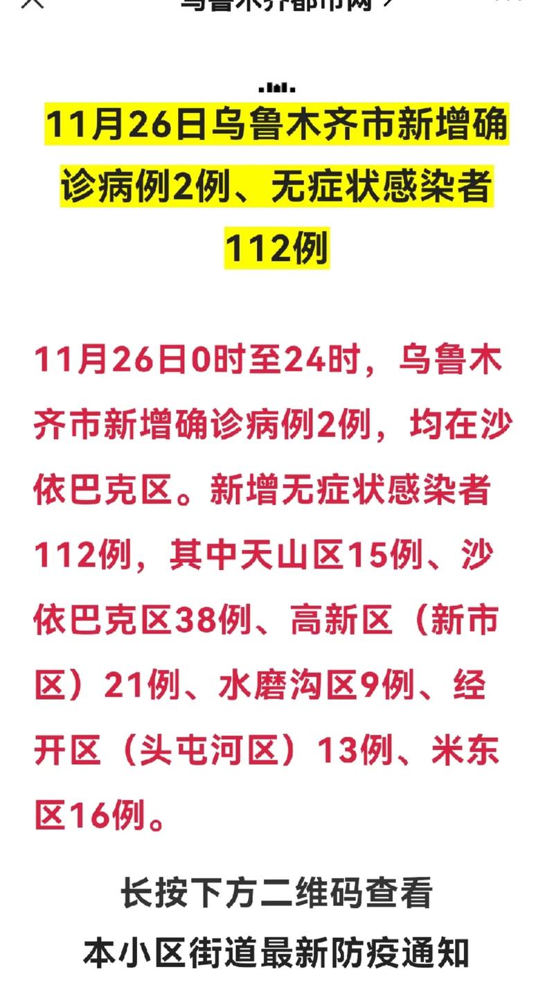 乌鲁木齐发布疫情,乌鲁木齐发布疫情最新通知?-第4张图片-优品飞百科 乌鲁木齐发布疫情,乌鲁木齐发布疫情最新通知?-第4张图片-优品飞百科