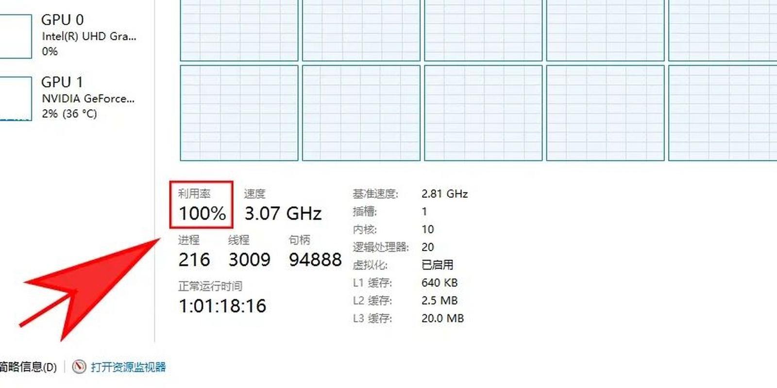 笔记本cpu使用率过高怎么办，笔记本cpu使用率多少算正常？-第6张图片-优品飞百科