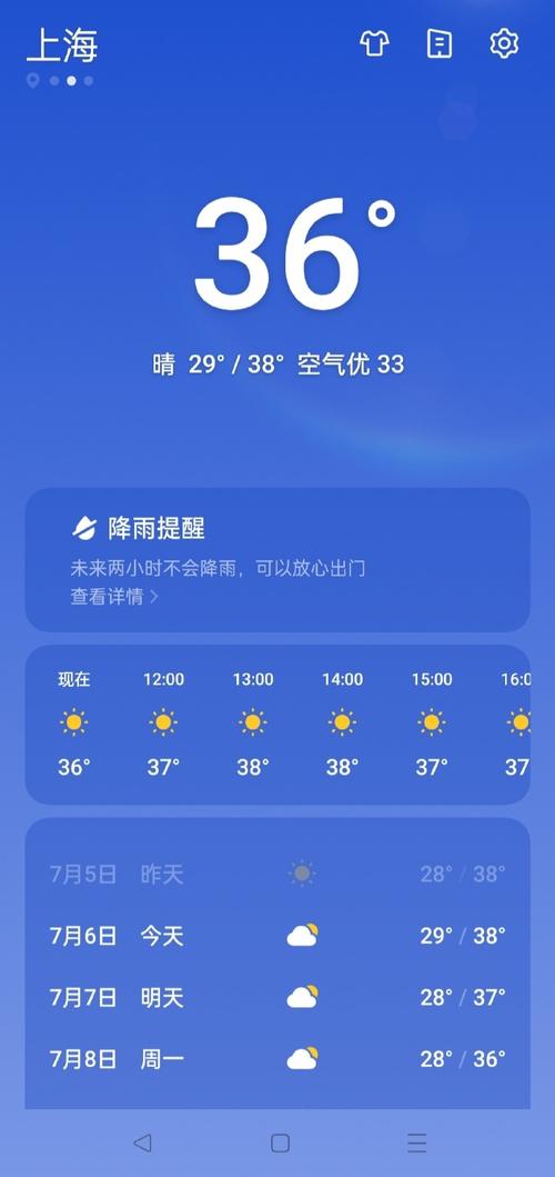 上海最新天气预报，手机最准的天气预报软件？-第6张图片-优品飞百科