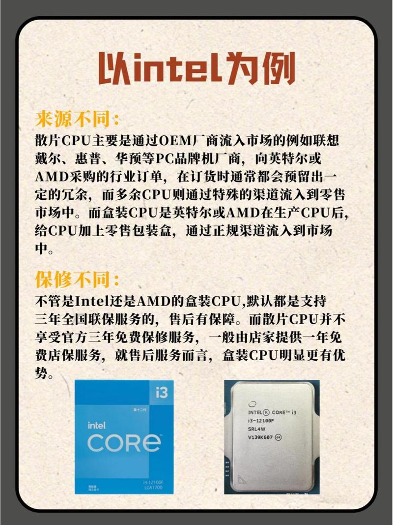 cpu有必要买盒装吗，cpu买盒装还是散装？-第6张图片-优品飞百科