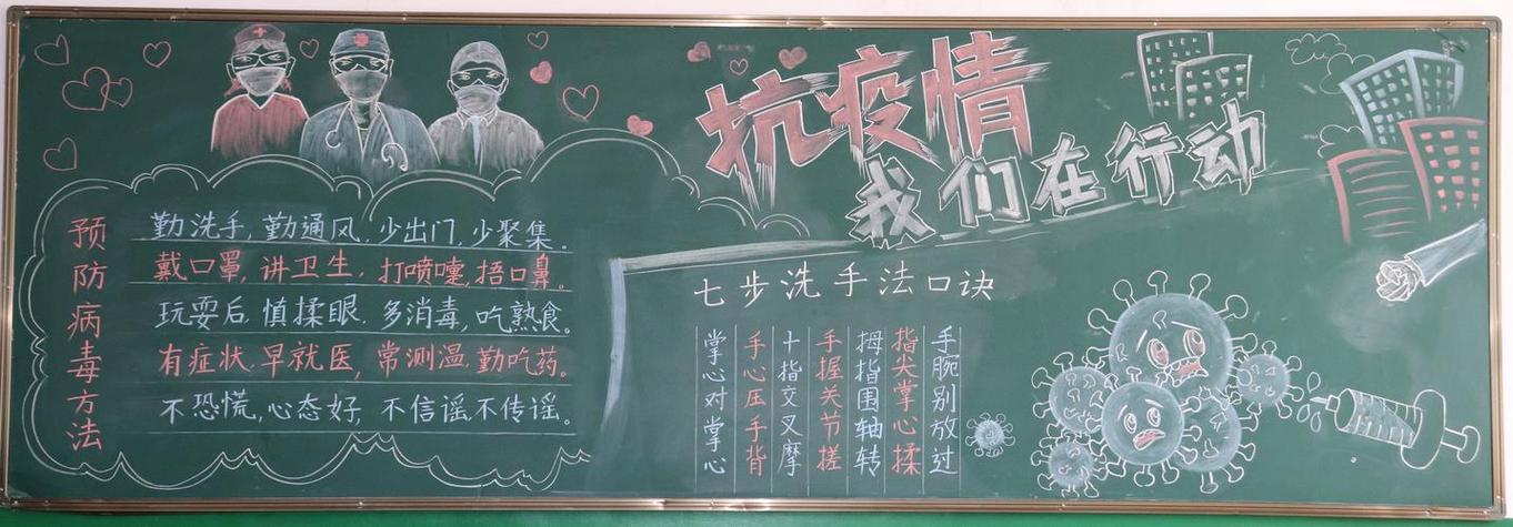 疫情的的板报，疫情板报简笔画？-第4张图片-优品飞百科