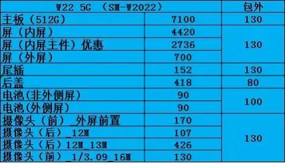 三星折叠屏换一个多少钱？三星折叠屏坏了修一下多少钱？-第4张图片-优品飞百科