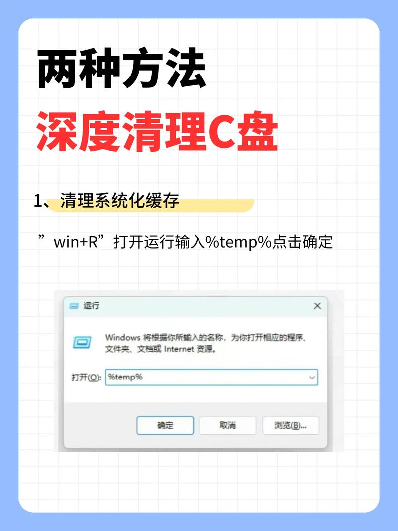电脑显示c盘已满怎么清理，电脑显示c盘已满怎么清理缓存？