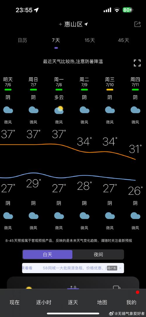 无锡天气预报10天？无锡天气预报十天？-第7张图片-优品飞百科