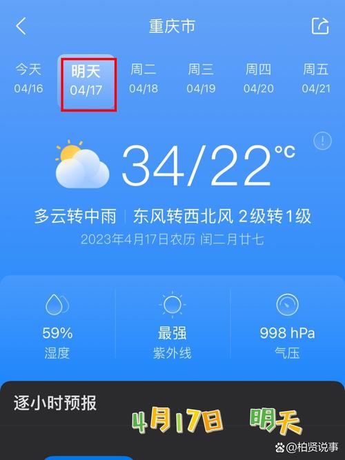 重庆万州天气预报，重庆天气预报30天准确天气查询-第3张图片-优品飞百科