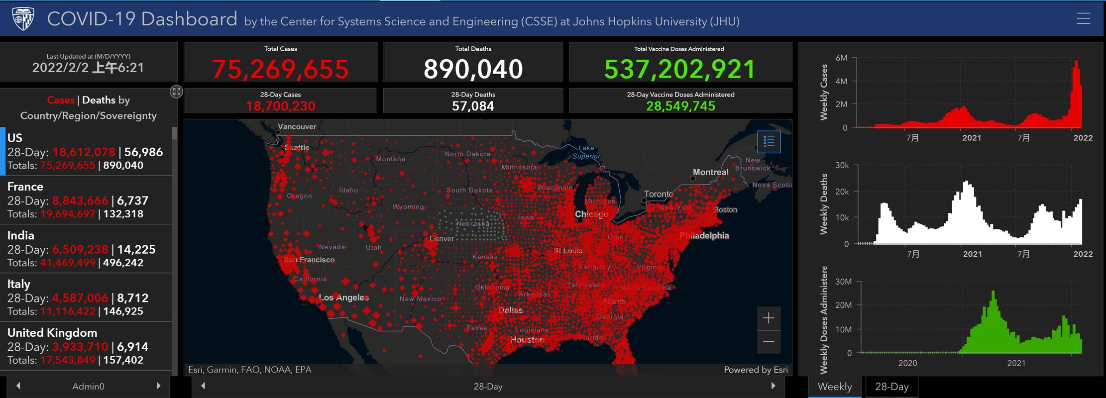 疫情美国报告，美国疫情报表？-第2张图片-优品飞百科