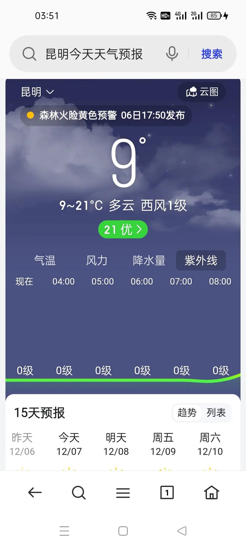 昆明天气预报10天？昆明天气预报10天2345？-第3张图片-优品飞百科