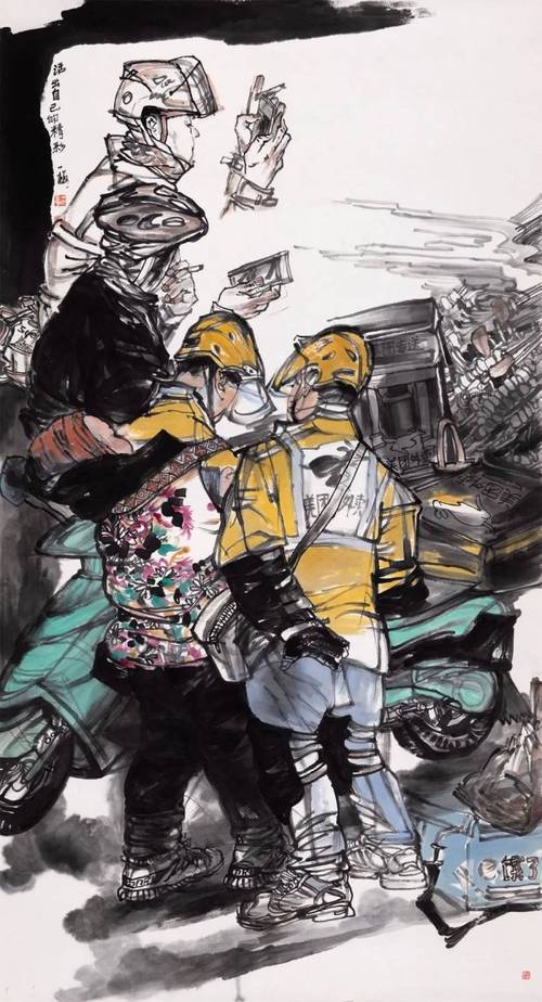 关于疫情国画？抗疫情国画？-第4张图片-优品飞百科