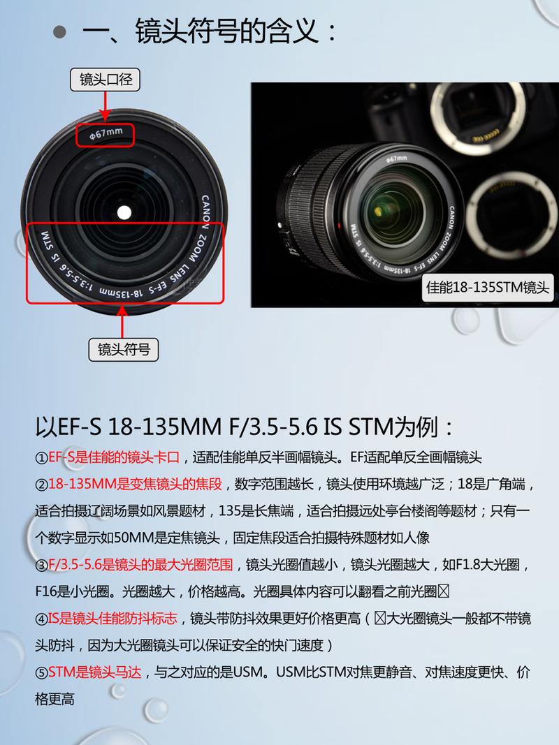 镜头上面的参数代表什么，镜头上参数什么意思