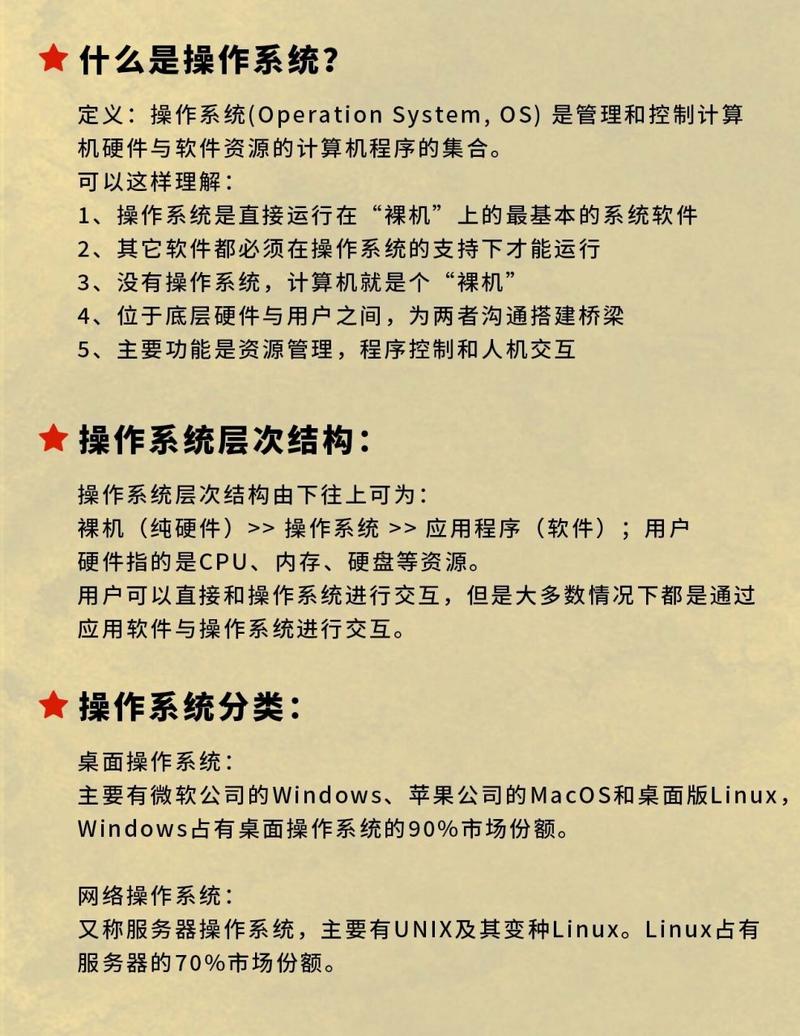 操作系统的功能，操作系统的功能包括管理计算机系统的-第1张图片-优品飞百科
