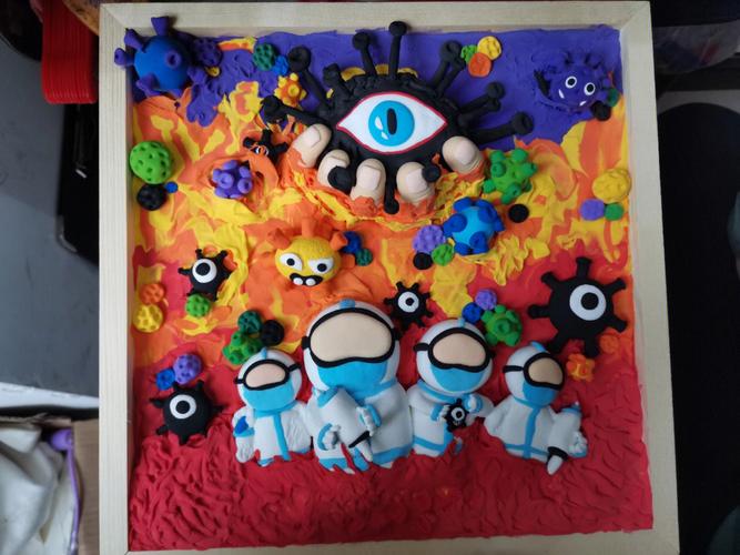 黏土抗疫情？用粘土做抗击疫情的手工？-第3张图片-优品飞百科