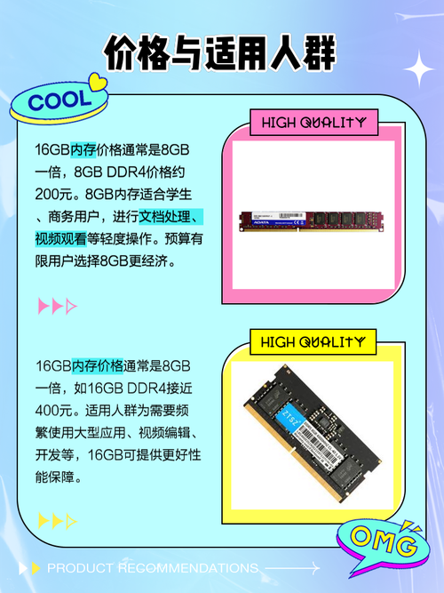 8g和16g内存条区别大吗？8g内存和16g内存差距大吗？