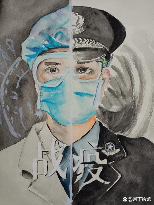 疫情宣传海报漫画，疫情宣传画简单又漂亮？