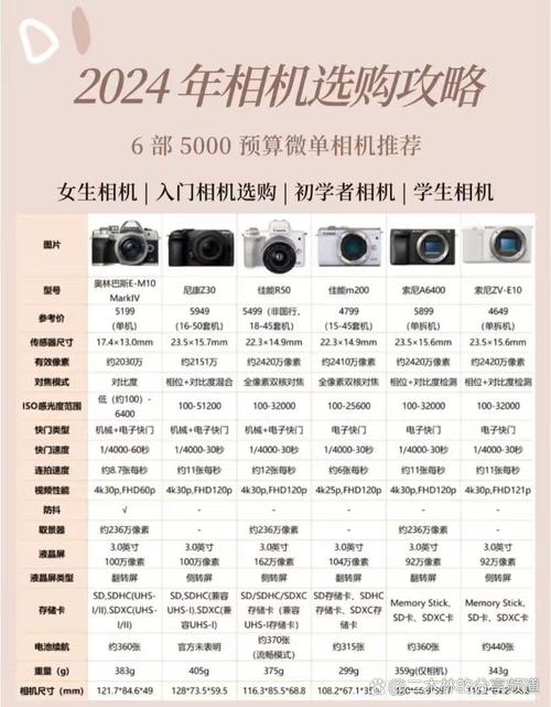 摄影微单相机推荐？微单拍照相机推荐？-第4张图片-优品飞百科