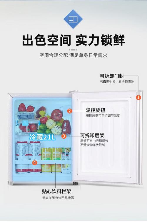 单门冰箱尺寸长宽高最大，单门冰箱的尺寸规格-第2张图片-优品飞百科