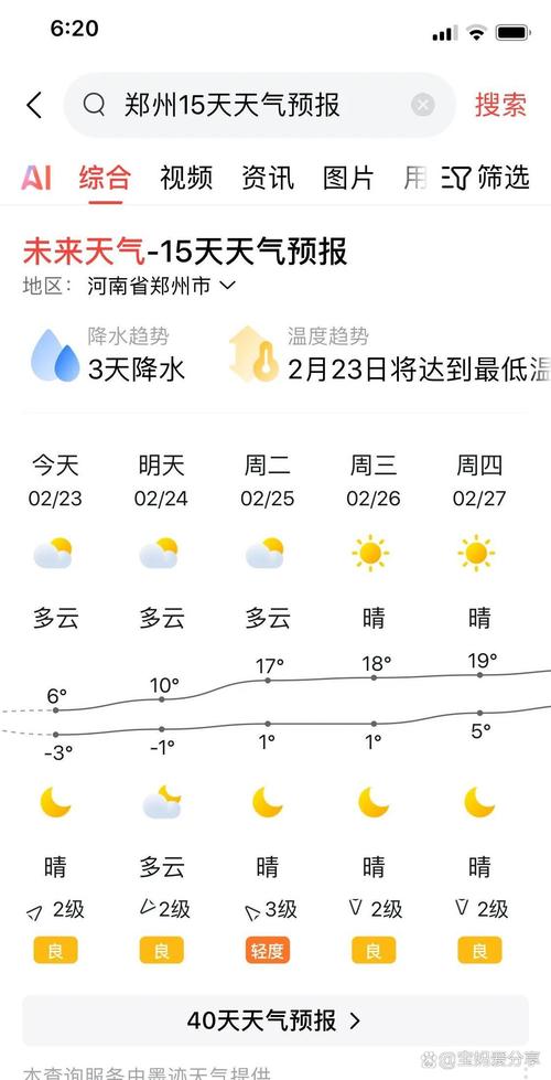 郑州天气预报30天，郑州天气预报30天准确？-第5张图片-优品飞百科