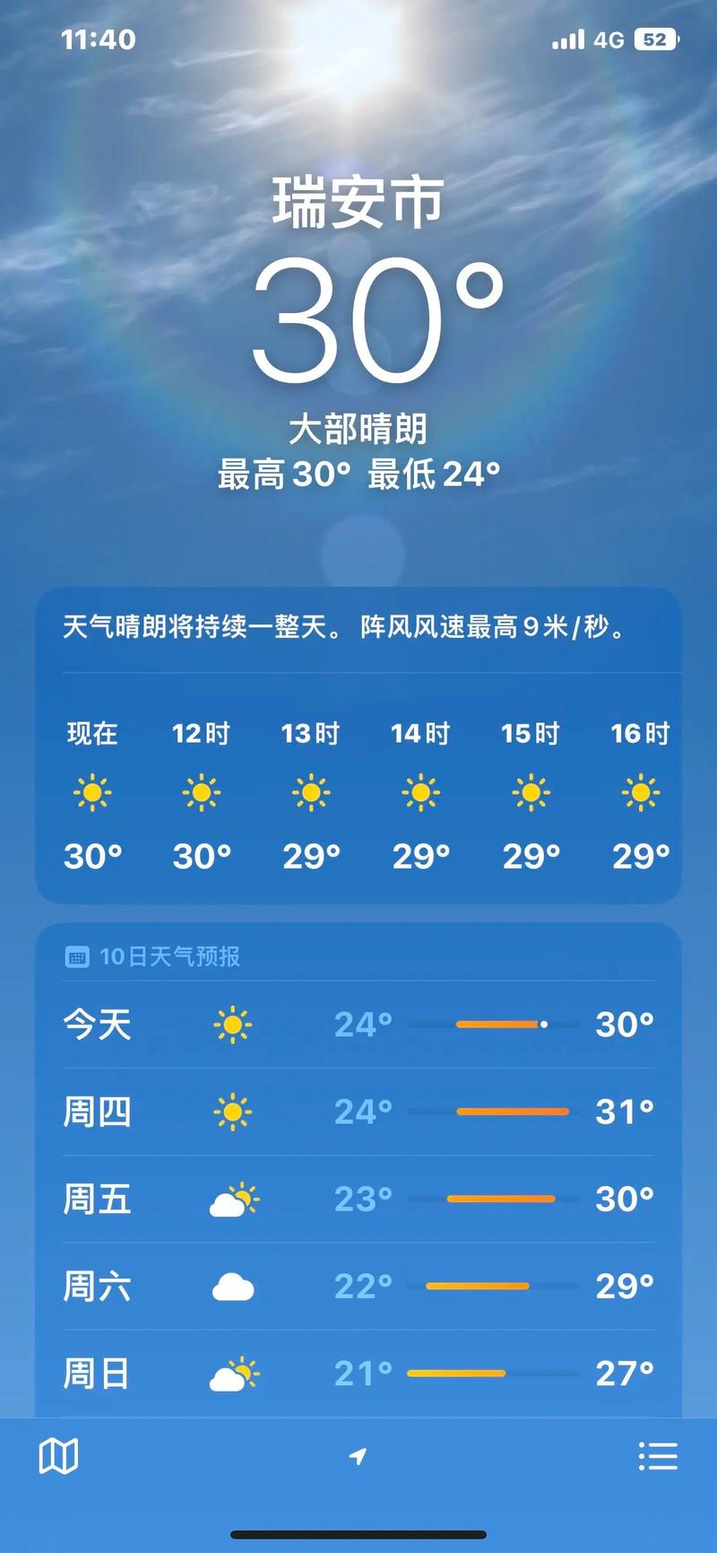 瑞安一周天气预报，瑞安一周天气预报一周的天气情况查询？-第5张图片-优品飞百科