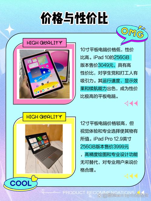 10寸和12寸平板差别大吗，10寸和12寸平板对比