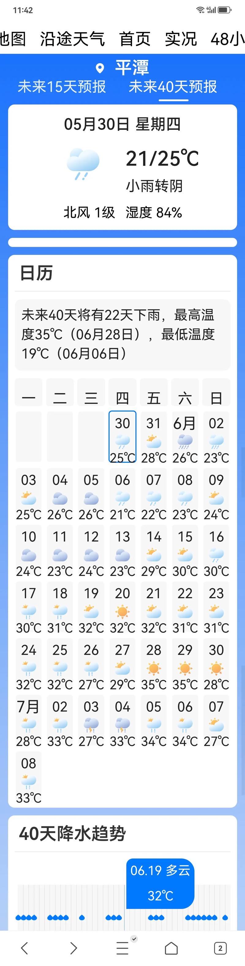 上海天气预报40天，上海天气预报40天查询表最新-第2张图片-优品飞百科