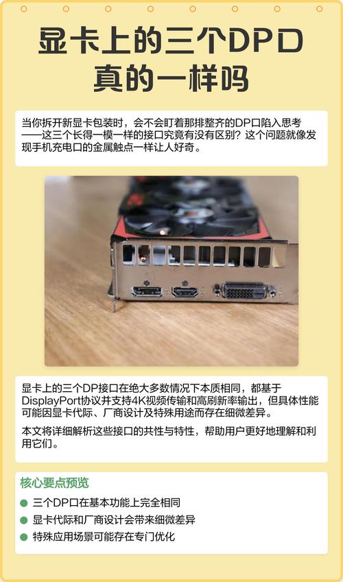 显卡接口都一样吗，显卡接口是一样的吗-第6张图片-优品飞百科