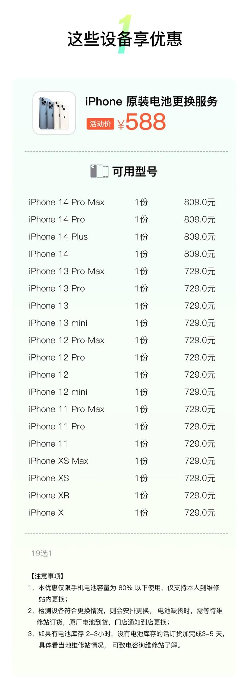 白苹果修一下多少钱，白苹果在维修店多少钱？