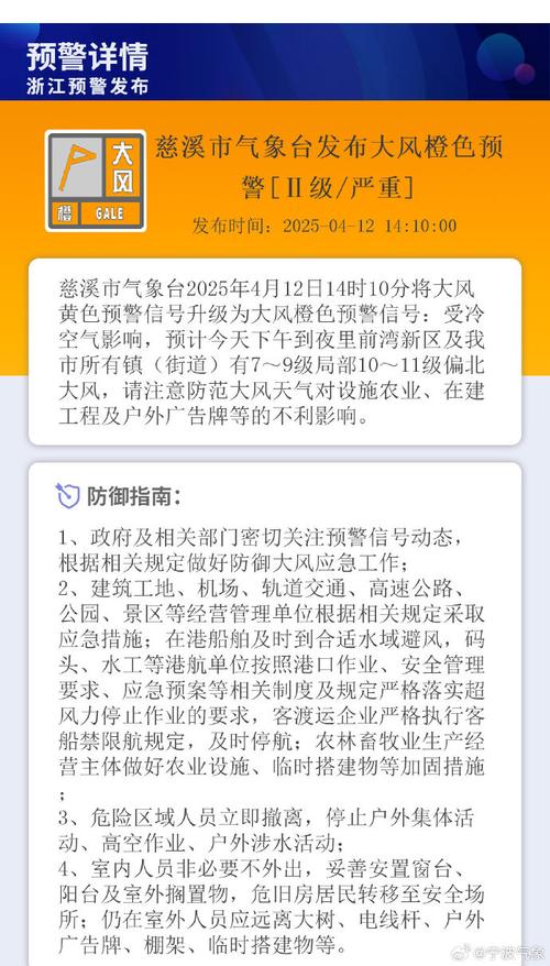 浙江省慈溪市天气预报，浙江省慈溪市天气预报7天？-第2张图片-优品飞百科
