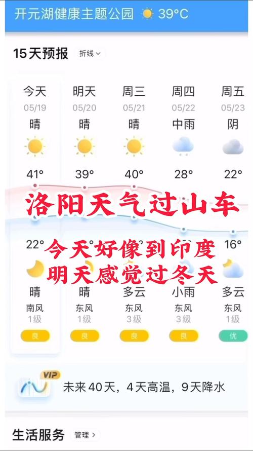 河南洛阳十天天气预报，河南洛阳十天天气预报详情？