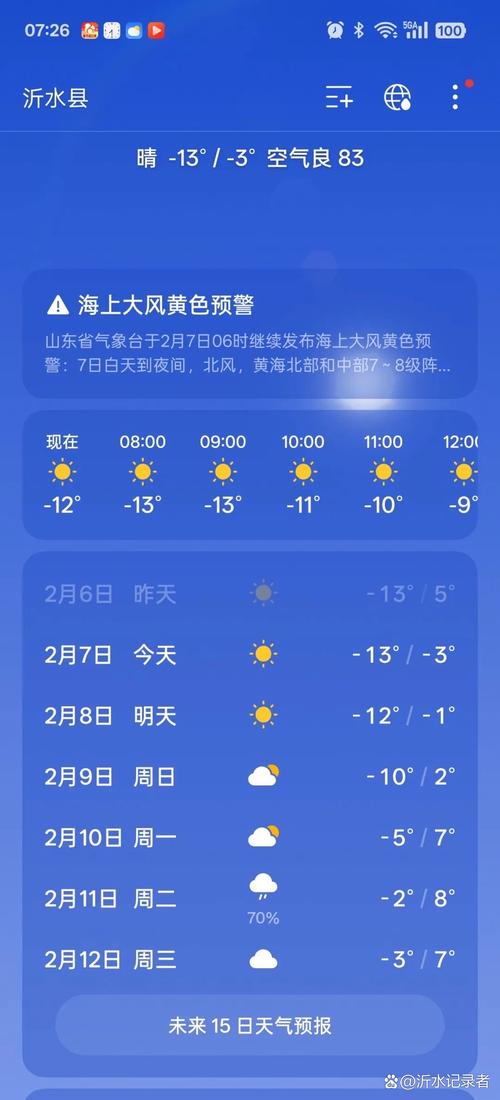 山东沂水天气预报，山东沂水天气预报24小时查询？-第5张图片-优品飞百科