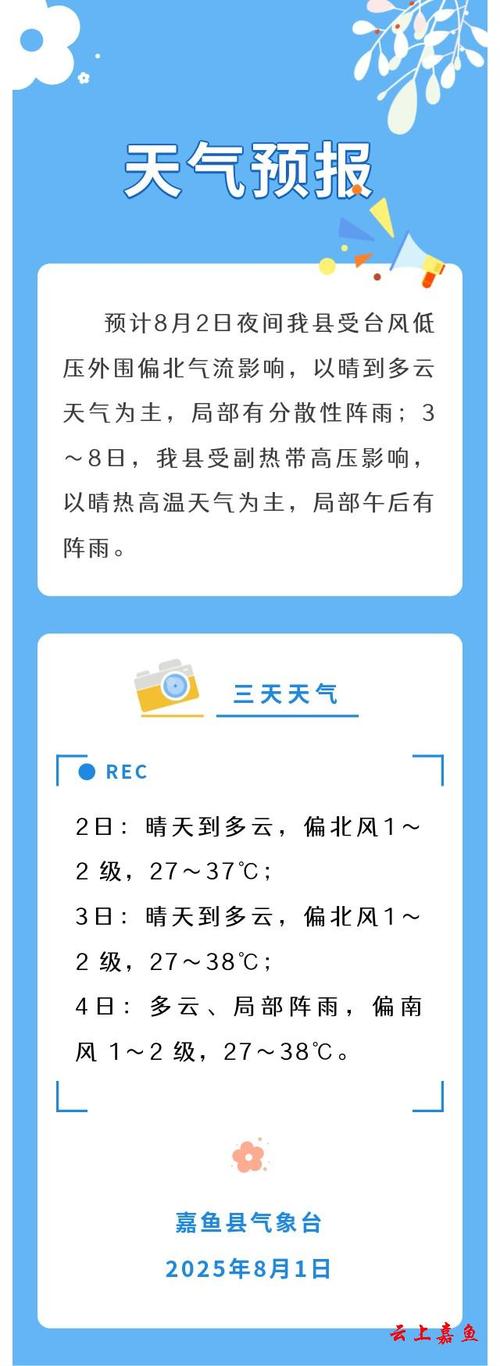 天气预报嘉鱼，嘉鱼天天气预报3o天准确？-第2张图片-优品飞百科