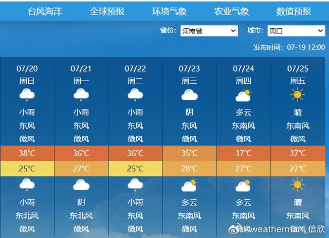 周口天气预报一周天气，周口沈丘县天气预报15天查询-第2张图片-优品飞百科