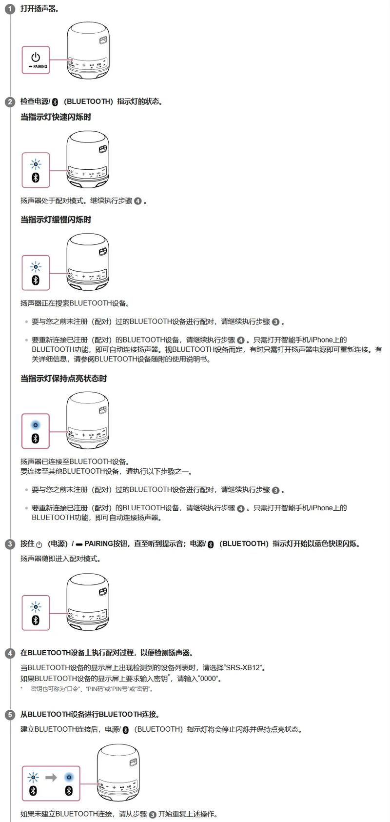 索尼蓝牙音箱怎样使用？索尼蓝牙音箱怎样使用教程？-第4张图片-优品飞百科
