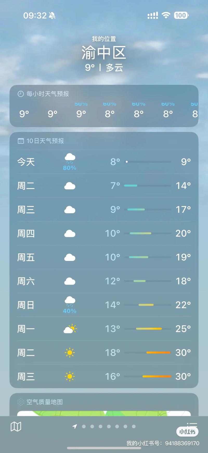 渝北一周天气预报，渝北一周天气预报30天？