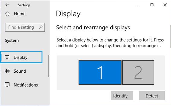 一个电脑怎么接两个显示器？主机一拖二显示器设置？-第3张图片-优品飞百科