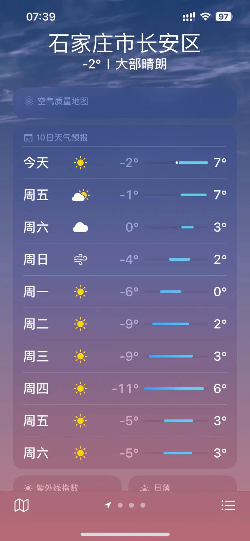 石家庄桥西天气预报，石家庄明天的天气-第2张图片-优品飞百科