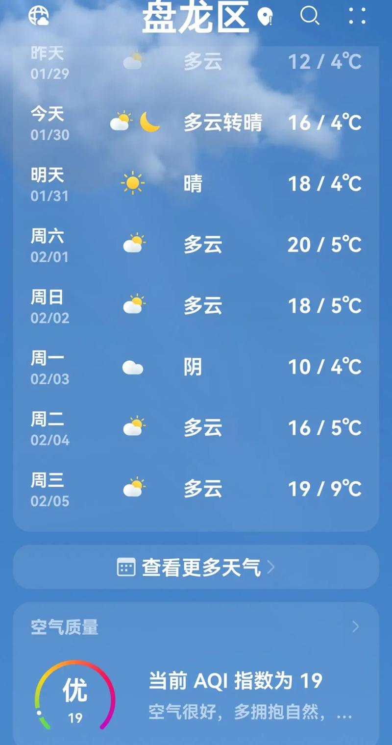 云南的天气预报15天查询，云南的天气预报15天查询结果表格下载-第4张图片-优品飞百科