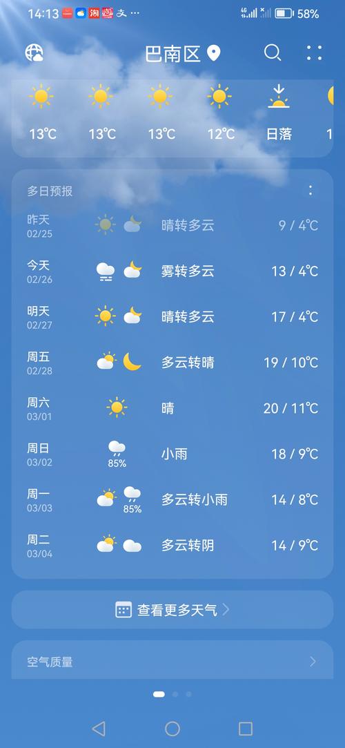 璧山天气预报15天？重庆未来15天的天气实时预报？-第3张图片-优品飞百科
