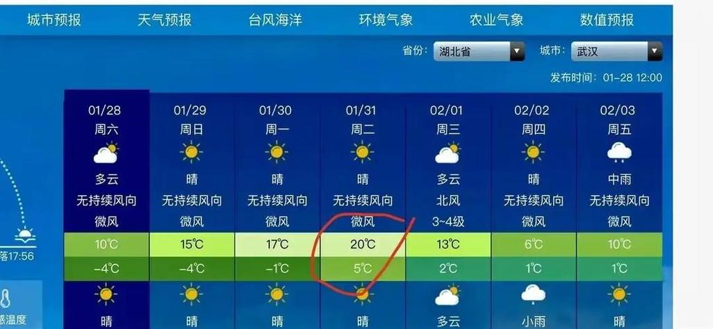 武汉七天天气预报，武汉七天天气预报怎样的?-第4张图片-优品飞百科