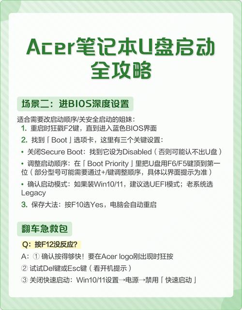 acer台式机如何设置u盘启动？acer台式机如何进入bios设置？-第2张图片-优品飞百科